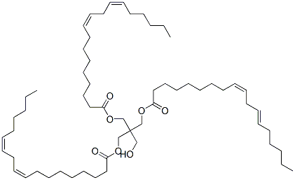 (Z)-2-(hydroxymethyl)-2-[[(1-oxooctadeca-9,12-dienyl)oxy]methyl]propane-1,3-diyl bis[(9Z,12Z)-octadeca-9,12-dienoate] 结构式