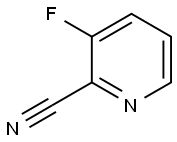 2-氰基-3-氟吡啶 结构式