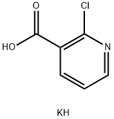 potassium 2-chloro-nicotinate 结构式