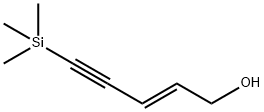 TRANS-5-TRIMETHYLSILYL-2-PENTEN-4-YN-1-OL 结构式