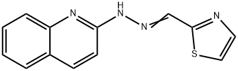 2-Thiazolecarbaldehyde (quinolin-2-yl)hydrazone 结构式