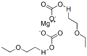 2-ethoxyethyl hydrogen carbonate, magnesium salt 结构式