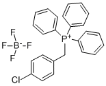 4-氯苄基三苯膦四氟硼酸盐 结构式