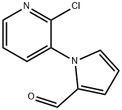1-(2-Chloro-pyridin-3-yl)-1H-pyrrole-2-carbaldehyde 结构式