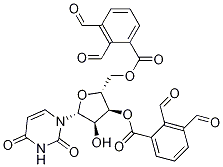 1-(3,5-二-O-苯甲酰基-2-脱氧-2-氟-BETA-D-阿拉伯呋喃糖基)-5-碘-2,4(1H,3H)-嘧啶二酮 结构式