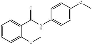 2-甲氧基-N-(4-甲氧基苯基)苯甲酰胺 结构式