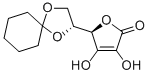 (-)-5,6-O-CYCLOHEXYLIDENE-D-ISOASCORBIC ACID 结构式