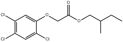 2-methylbutyl (2,4,5-trichlorophenoxy)acetate  结构式