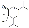 6-ethyl-3,5-bis(isopropyl)-6-methylcyclohexen-1-one 结构式