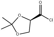 1,3-Dioxolane-4-carbonyl chloride, 2,2-dimethyl-, (4R)- (9CI) 结构式