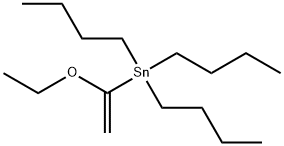 三丁基(1-乙氧基乙烯)锡 结构式