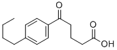 5-(4-丁基苯基)-5-氧代戊酸 结构式