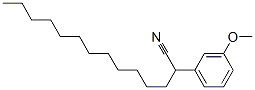 1-(3-methoxyphenyl)tridecane-1-carbonitrile  结构式