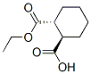 ethyl hydrogen trans-cyclohexane-1,2-dicarboxylate 结构式