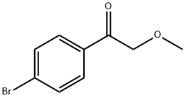 1-(4-溴苯基)-2-甲氧基乙酮 结构式