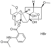 氢溴酸高乌甲素 结构式