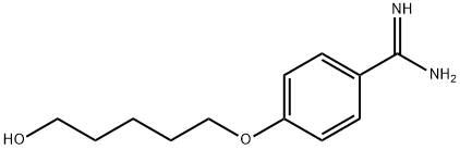 4-((5-羟基戊基)氧基)苯甲脒 结构式