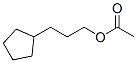 Cyclopentanepropanol, acetate (9CI) 结构式