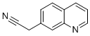 2-(quinolin-7-yl)acetonitrile 结构式