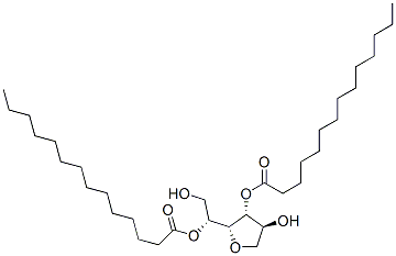 Sorbitan, ditetradecanoate 结构式