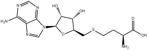 S-(5'-腺苷)-L-高半胱氨酸 结构式