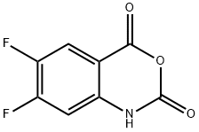 6,7-二氟-1H-苯并[D][1,3]噁嗪-2,4-二酮 结构式