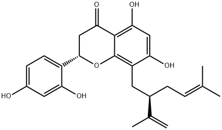 槐黄烷酮 G 结构式