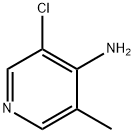 3-氯-5-甲基-4-氨基吡啶 结构式