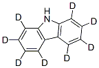 CARBAZOLE (RING-D8) 结构式