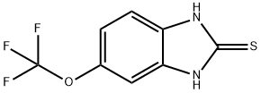 5-TRIFLUOROMETHOXY-1,3-DIHYDRO-2H-BENZIMIDAZOL-2-THIONE 结构式