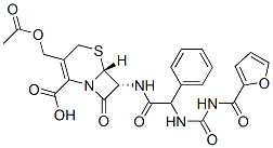 7-((3-(2-furoyl)ureido)phenylacetamido)cephalosporanic acid 结构式