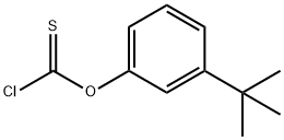 3-叔丁基苯基氯硫甲酸酯 结构式