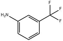 间氨基三氟甲苯 结构式