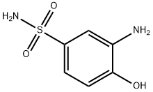 2-氨基-4-磺酰胺基苯酚 结构式