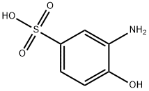 2-氨基苯酚-4-磺酸 结构式