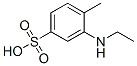 3-(乙基氨基)-4-甲基苯磺酸 结构式