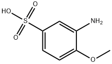 邻氨基苯甲醚-4-磺酸 结构式