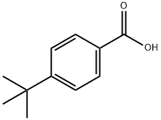 4-叔丁基苯甲酸 结构式