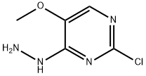 2-氯-5-甲氧基-4-肼基嘧啶 结构式
