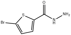 5-溴噻吩-2-甲酰肼 结构式