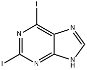2,6-二碘嘌呤 结构式