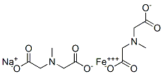 N-羧甲基-N-甲基甘氨酸铁(III)钠盐 结构式