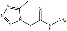 1H-Tetrazole-1-acetic  acid,  5-methyl-,  hydrazide 结构式