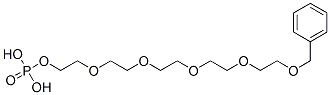 1-phenyl-2,5,8,11,14-pentaoxahexadecan-16-yl dihydrogen phosphate 结构式