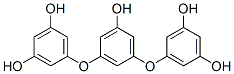 1,3-Benzenediol, 5,5'-[(5-hydroxy-1,3-phenylene)bis(oxy)]bis-, coupled with diazotized 3,3'-dimethoxy[1,1'-biphenyl]-4,4'-diamine, sodium salt 结构式