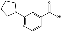 2-吡咯烷基-异烟酸 结构式