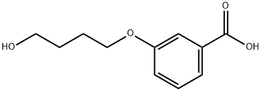 3-(4-羟基丁氧基)苯甲酸 结构式