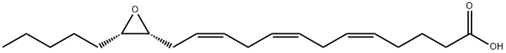 14(S),15(R)-EPOXY-(5Z,8Z,11Z)-EICOSATRIENOIC ACID 结构式