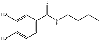 Benzamide, N-butyl-3,4-dihydroxy- (9CI) 结构式