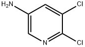 5-氨基-2,3-二氯吡啶 结构式